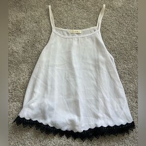 White Tank Top Blouse